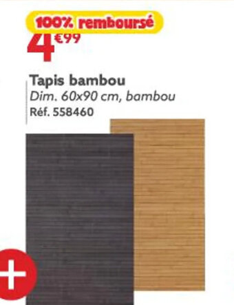 Gifi Tapis bambou offre