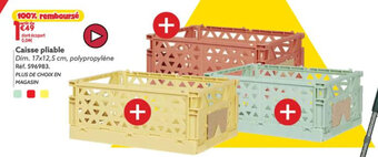 Gifi Caisse pliable offre