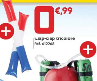 Clap-clap tricolore
