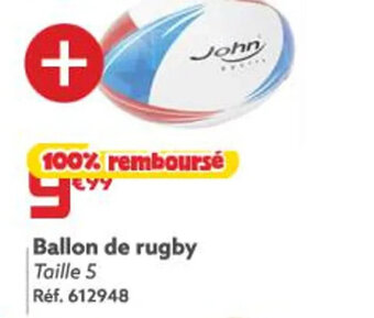 Gifi Ballon de rugby Taille 5 offre