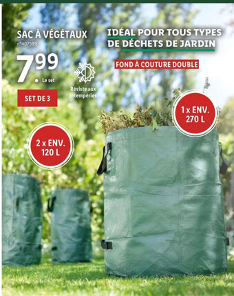 Lidl SAC À VÉGÉTAUX offre