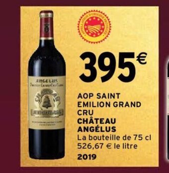 Intermarché AOP SAINT EMILION GRAND CRU offre