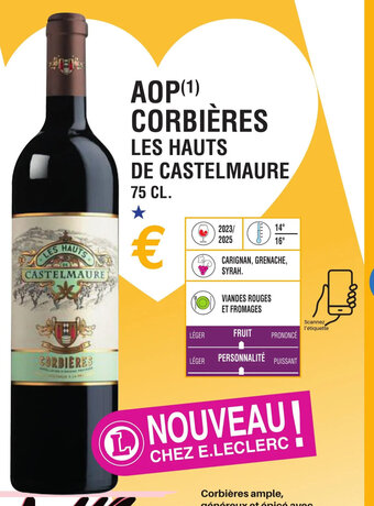 E.Leclerc AOP(1) CORBIÈRES offre