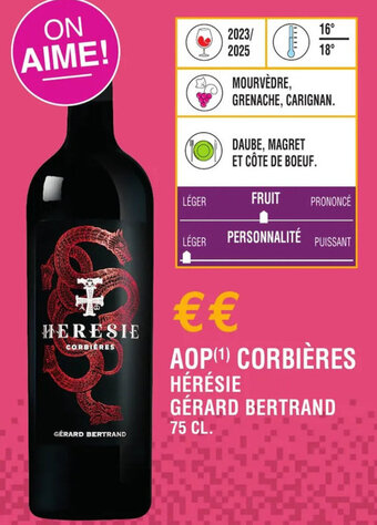 E.Leclerc AOP(¹) CORBIÈRES HÉRÉSIE offre