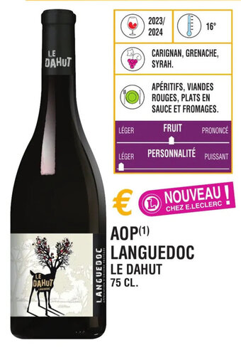 AOP (¹) LANGUEDOC