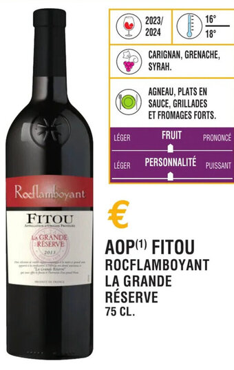 E.Leclerc AOP(1) FITOU ROCFLAMBOYANT offre