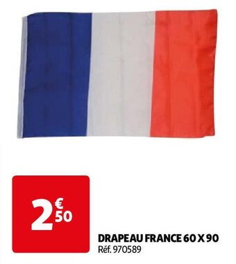 Auchan DRAPEAU FRANCE 60 X 90 offre