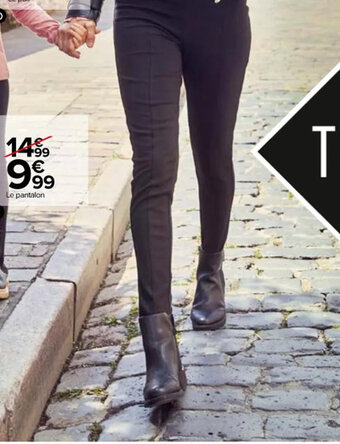 Carrefour Pantalon milano femme offre