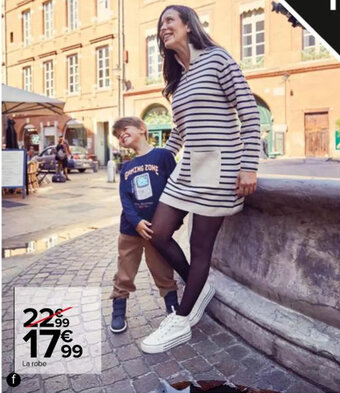 Carrefour Robe full femme offre