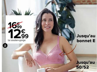 Carrefour Soutien gorge femme offre