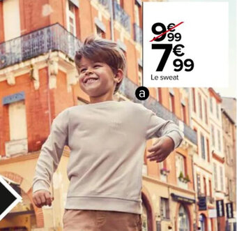 Carrefour Sweat garcon offre