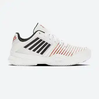 Decathlon Chaussures de tennis femme terre battue - court express hb blanc marine offre