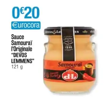 Cora x Carrefour Sauce Samouraï l'Originale offre