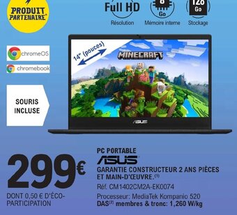 E.Leclerc Pc Portable Asus offre