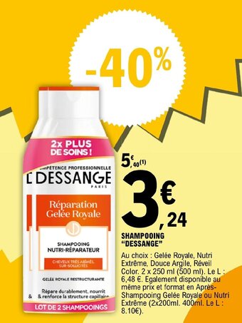 E.Leclerc SHAMPOOING DESSANGE offre