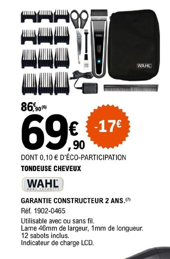E.Leclerc TONDEUSE CHEVEUX offre