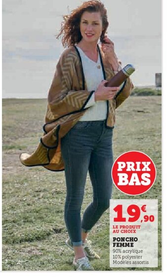 PONCHO FEMME