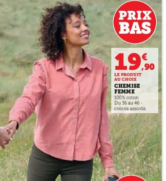 Super U CHEMISE FEMME offre