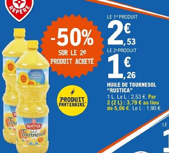 E.Leclerc HUILE DE TOURNESOL RUSTICA offre