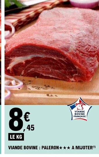 E.Leclerc VIANDE BOVINE PALERON A MIJOTER offre