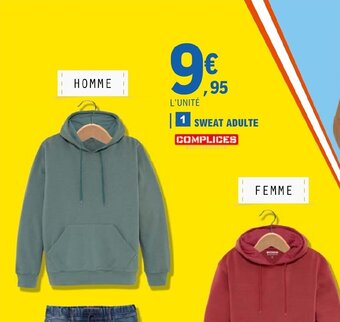 E.Leclerc SWEAT ADULTE offre