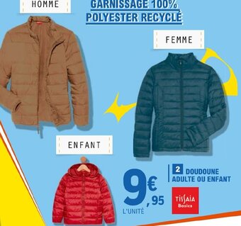 E.Leclerc DOUDOUNE ADULTE OU ENFANT offre