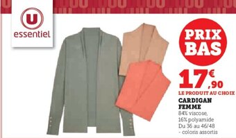 CARDIGAN FEMME