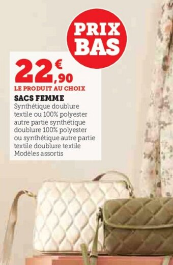 Hyper U SACS FEMME offre