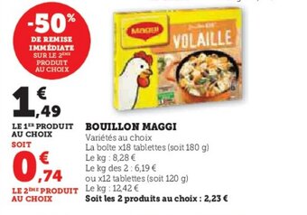 Hyper U BOUILLON MAGGI offre