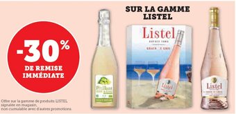 Hyper U SUR LA GAMME LISTEL offre