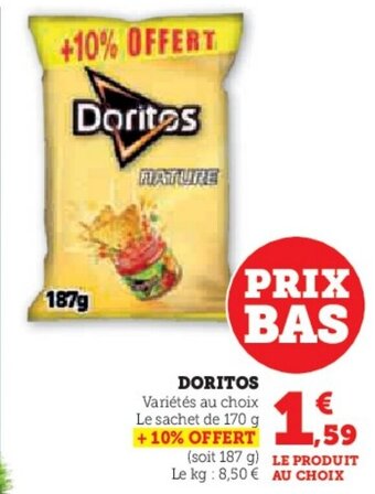 Hyper U DORITOS offre