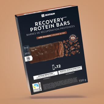 Decathlon Barre protéinée de récupération *12 chocolat offre