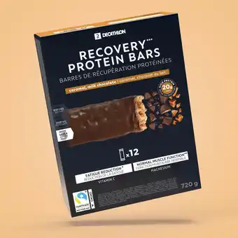 Decathlon Barre protéinée de récupération *12 chocolat offre