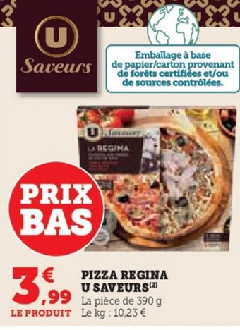 Hyper U PIZZA REGINA U SAVEURS offre