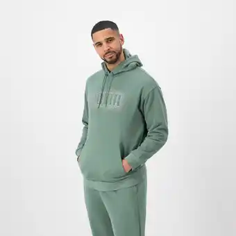 Decathlon Sweat à capuche puma homme vert offre