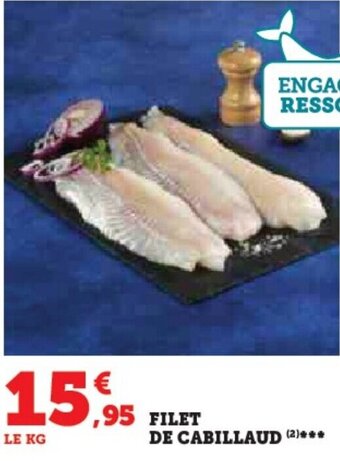 Hyper U FILET DE CABILLAUD offre