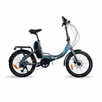 Vélo pliant électrique urbanbiker mini plus,graphite, 20,moteur central,15ah
