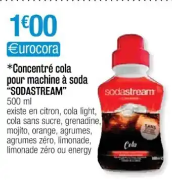 Cora x Carrefour *Concentré Cola Pour Machine à Soda offre