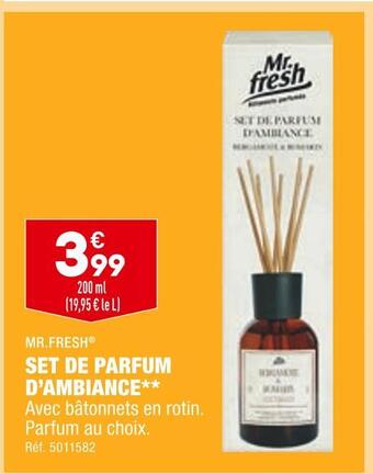 ALDI Mr.fresh set de parfum d’ambiance offre