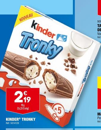 ALDI Kinder kinder tronky offre