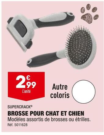 ALDI Supercrack brosse pour chat et chien offre