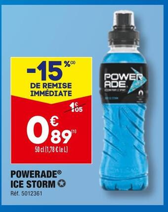 ALDI Powerade powerade ice storm offre