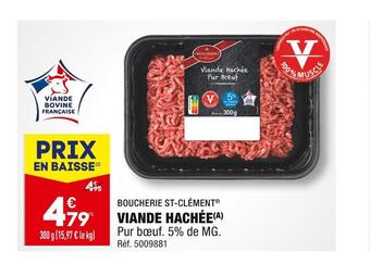 ALDI Boucherie st-clément viande hachée offre