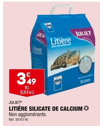 ALDI Juliet litière silicate de calcium offre