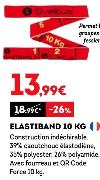 Sveltus elastiband 10 kg