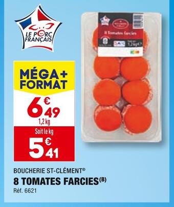 ALDI Boucherie st-clément 8 tomates farcies offre