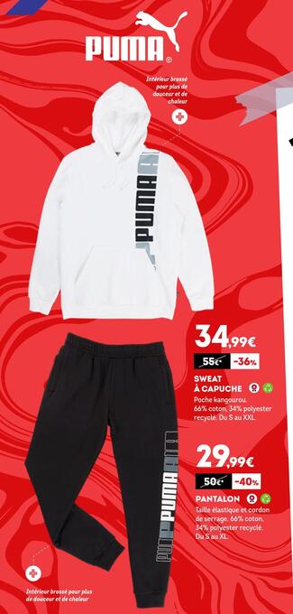 Sport 2000 Puma sweat à capuche / pantalon offre