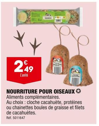 ALDI Nourriture pour oiseaux offre