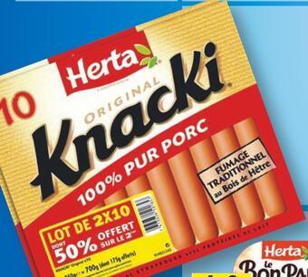 ALDI Herta knacki offre