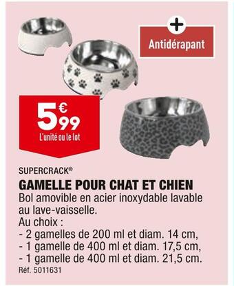 ALDI Supercrack gamelle pour chat et chien offre